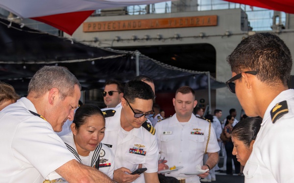 RIMPAC 26 Reception Onboard BAP Pisco (AMP 156)