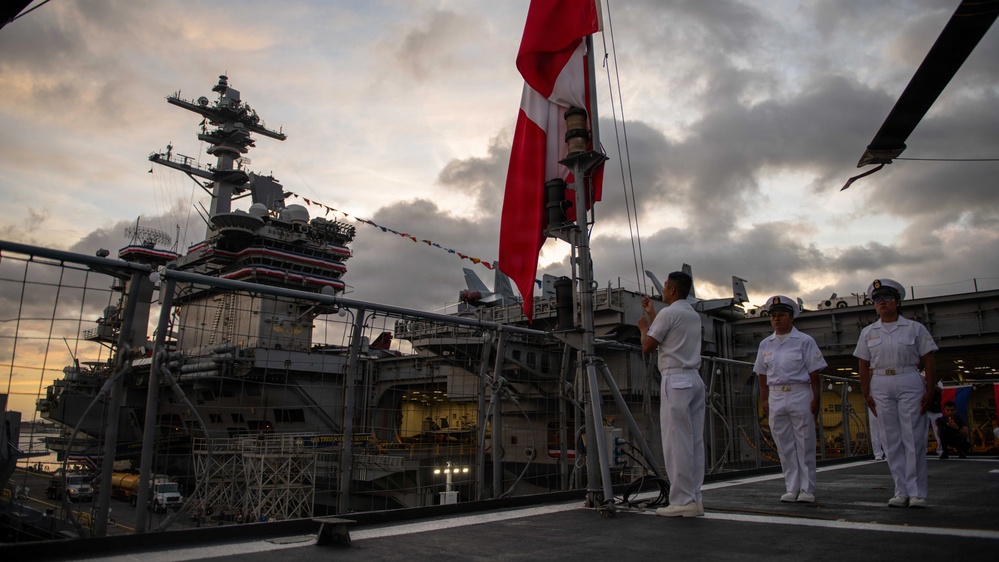 RIMPAC 26 Reception Onboard BAP Pisco (AMP 156)