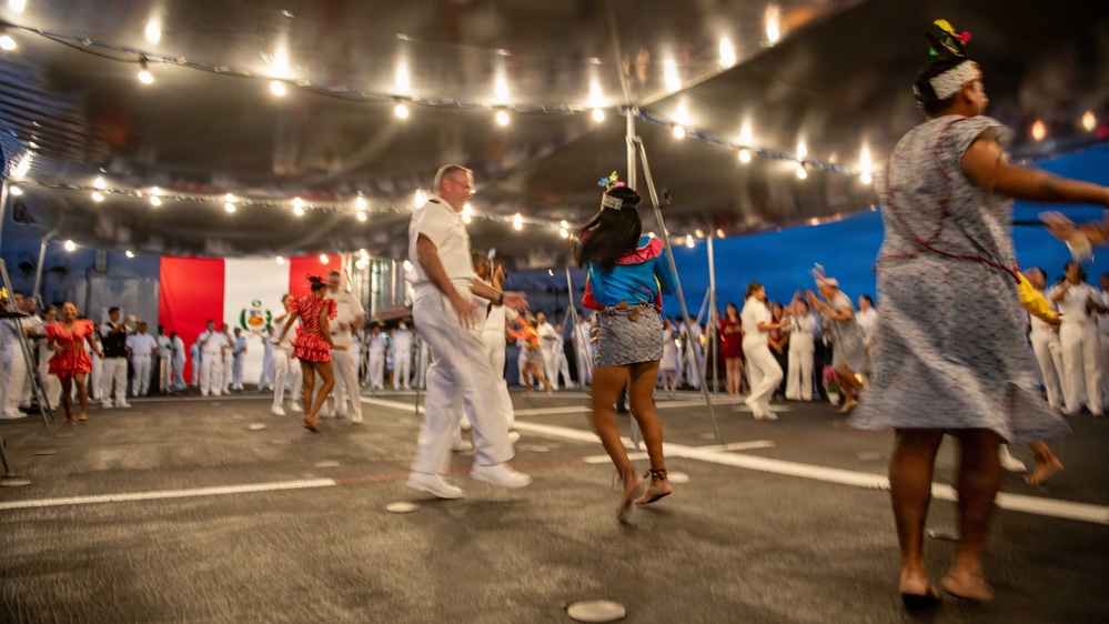 RIMPAC 26 Reception onboard BAP Pisco (AMP 156)