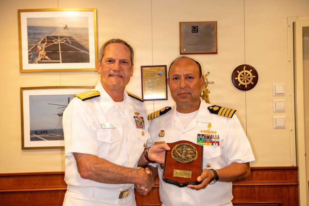 RIMPAC 26 Reception onboard BAP Pisco (AMP 156)