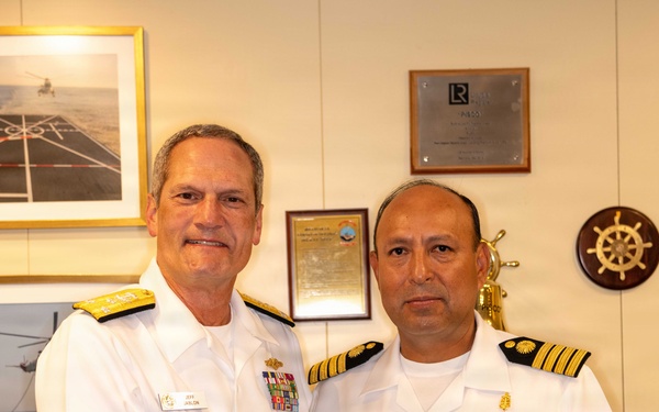RIMPAC 26 Reception onboard BAP Pisco (AMP 156)