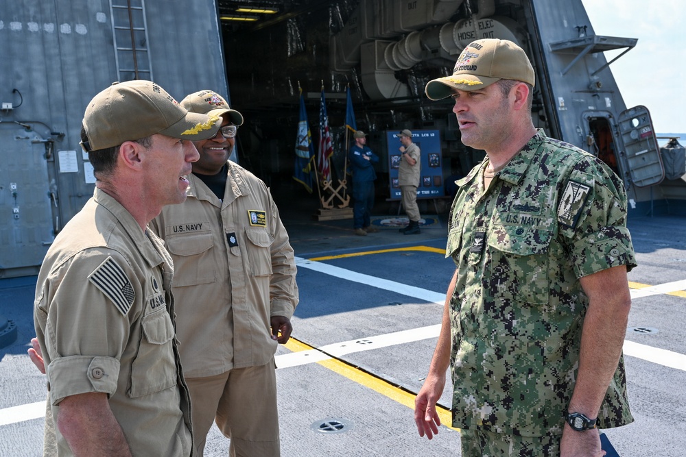 SWSC CO Visits USS Wichita