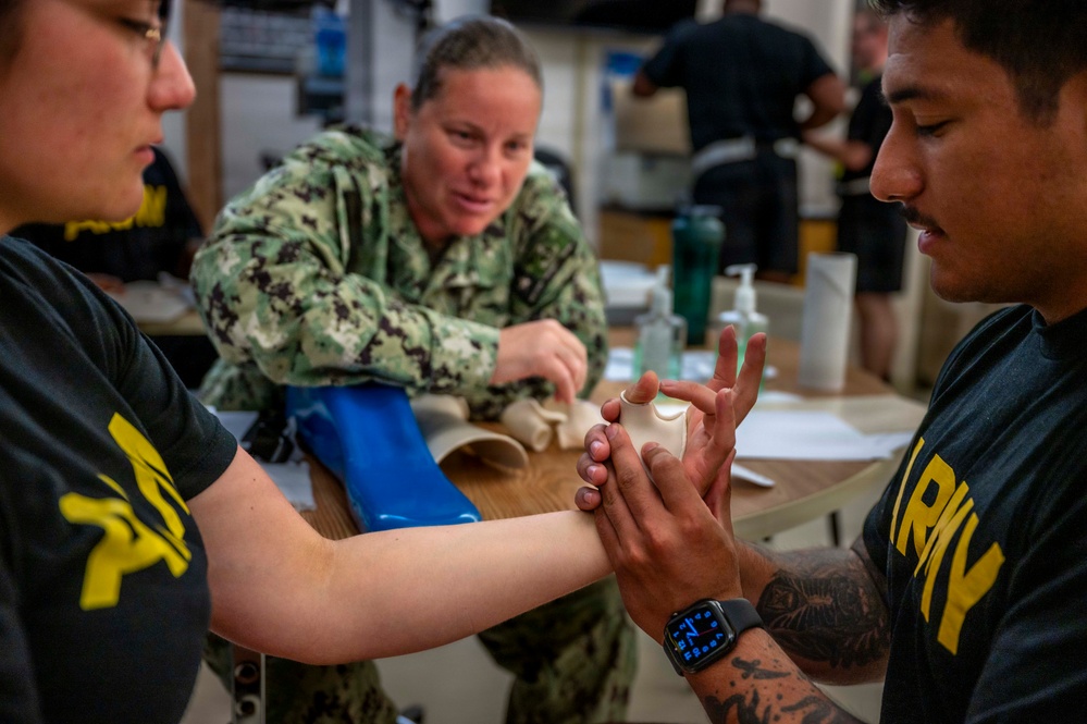 METC Occupational Therapy Assistant students create custom splints