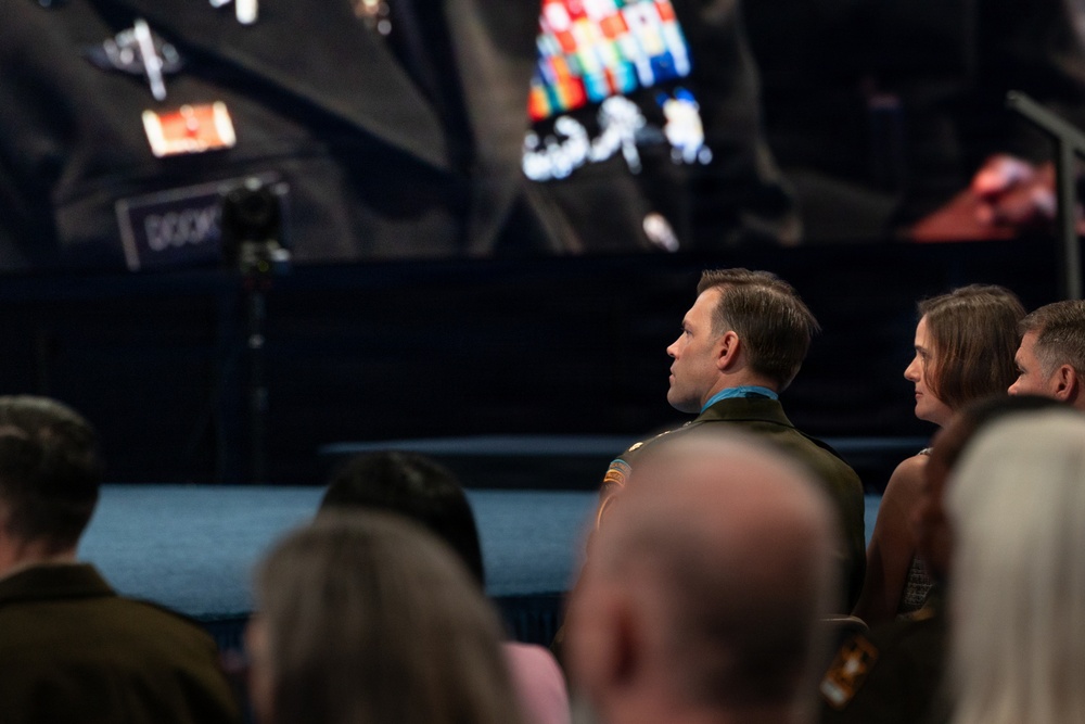 Retired U.S. Army Maj. Nicholas Dockery is Inducted to the Hall of Heroes