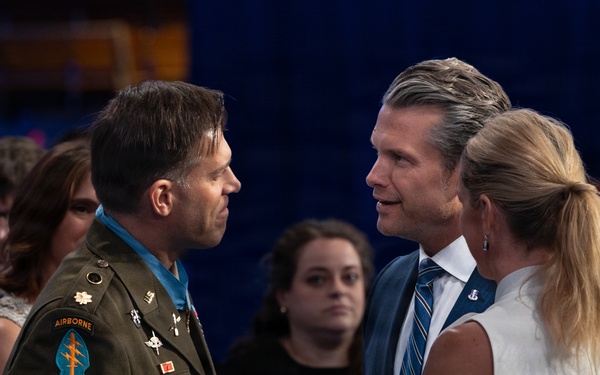 Retired U.S. Army Maj. Nicholas Dockery is Inducted to the Hall of Heroes