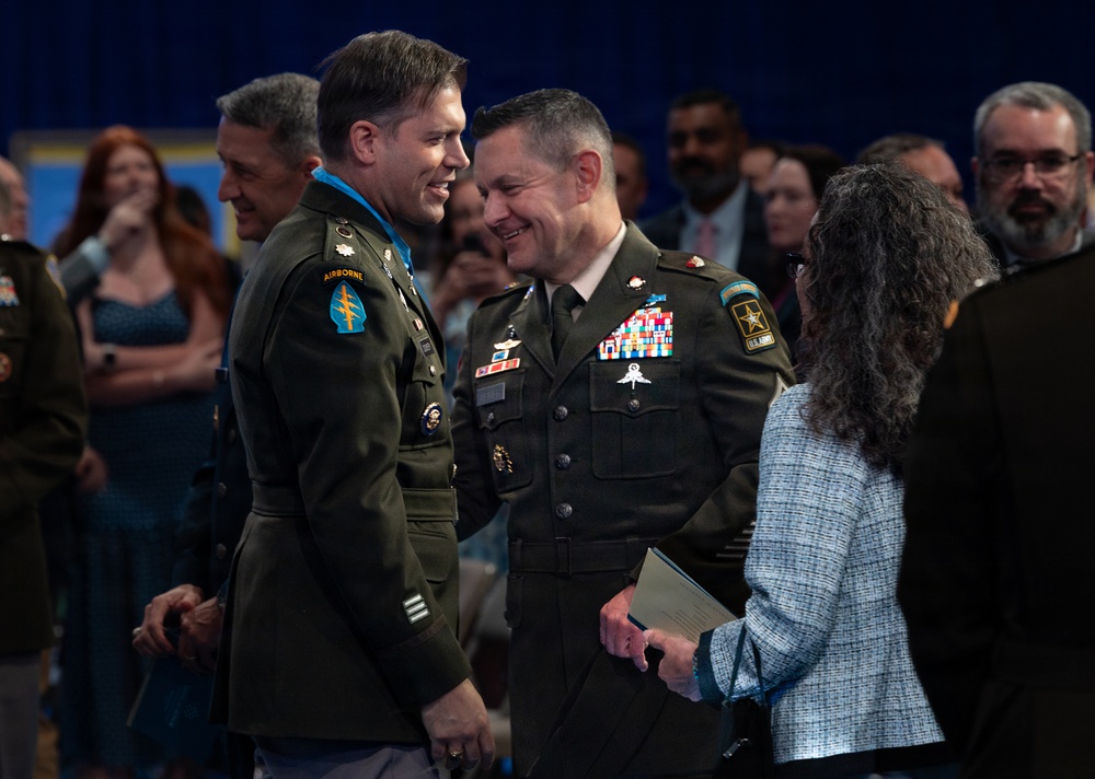 Retired U.S. Army Maj. Nicholas Dockery is Inducted to the Hall of Heroes