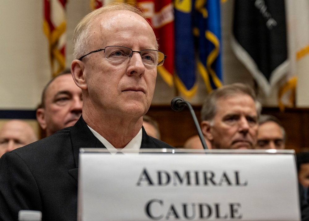 CNO testifies at House Armed Services Committee.