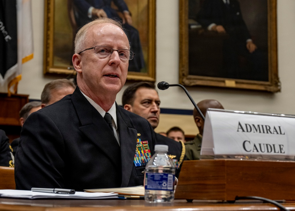CNO testifies at House Armed Services Committee.