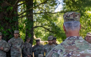Col. Aaron Cornett Addresses the 1032nd Transportation Company