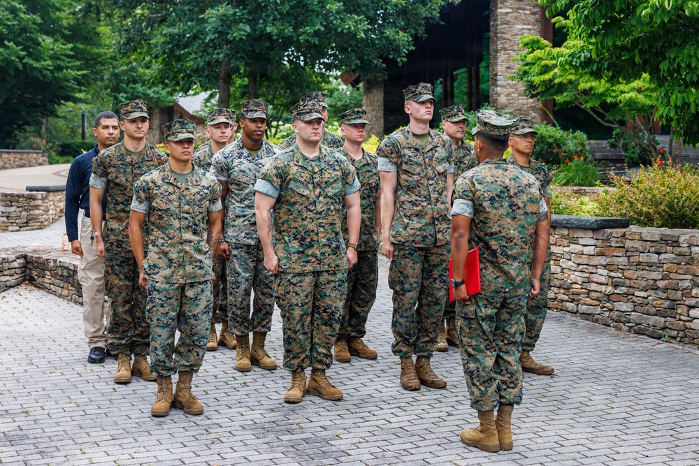 Sgt. Arbeiter End of Tour Award Ceremony