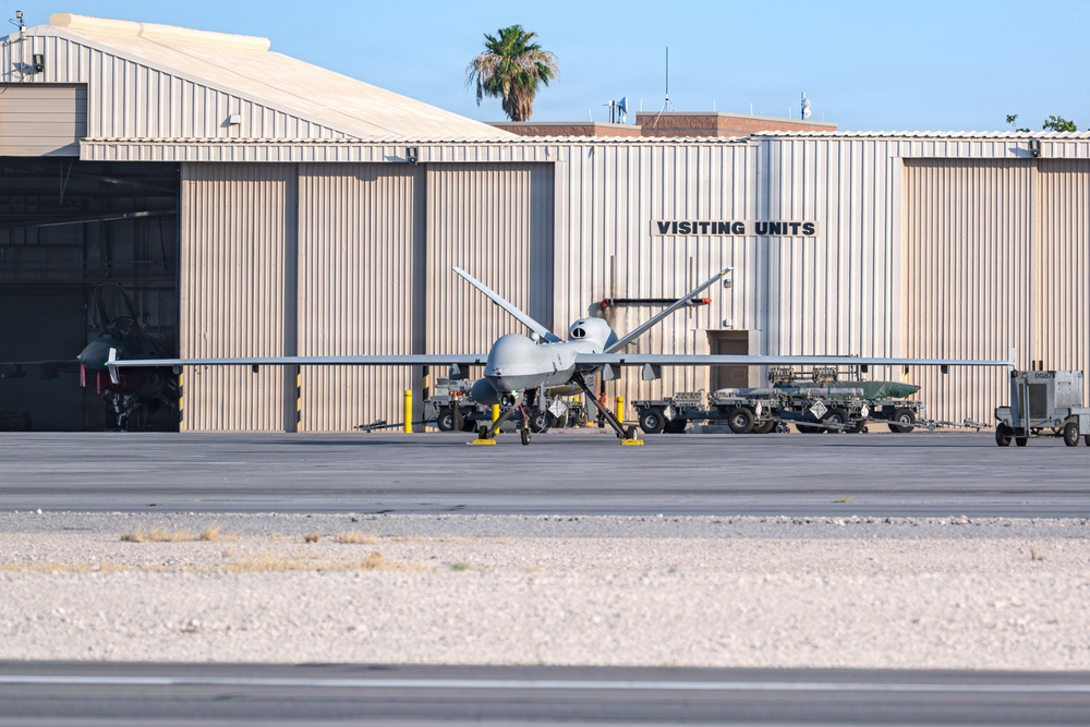 MQ-9 Reaper takes off from Nellis AFB