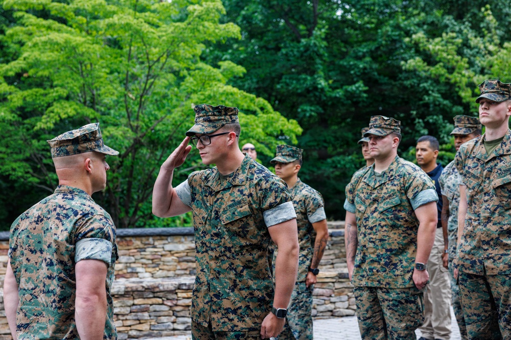 Sgt. Arbeiter End of Tour Award Ceremony