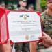 Sgt. Arbeiter End of Tour Award Ceremony