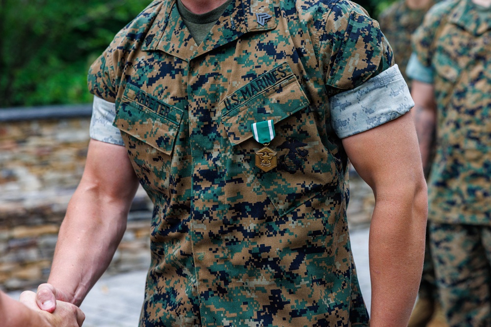 Sgt. Arbeiter End of Tour Award Ceremony
