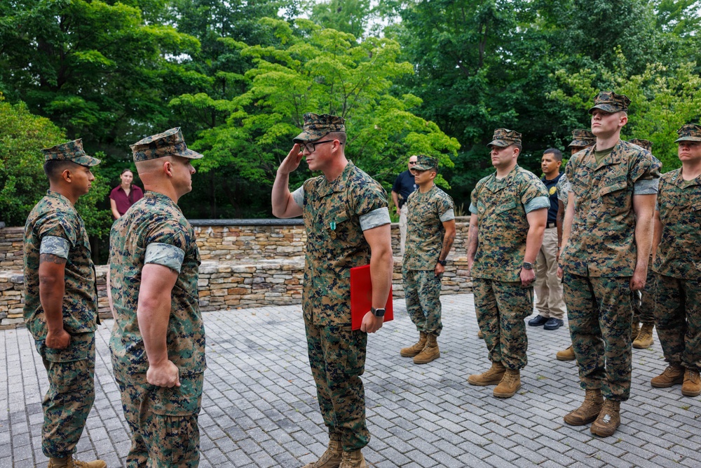 Sgt. Arbeiter End of Tour Award Ceremony