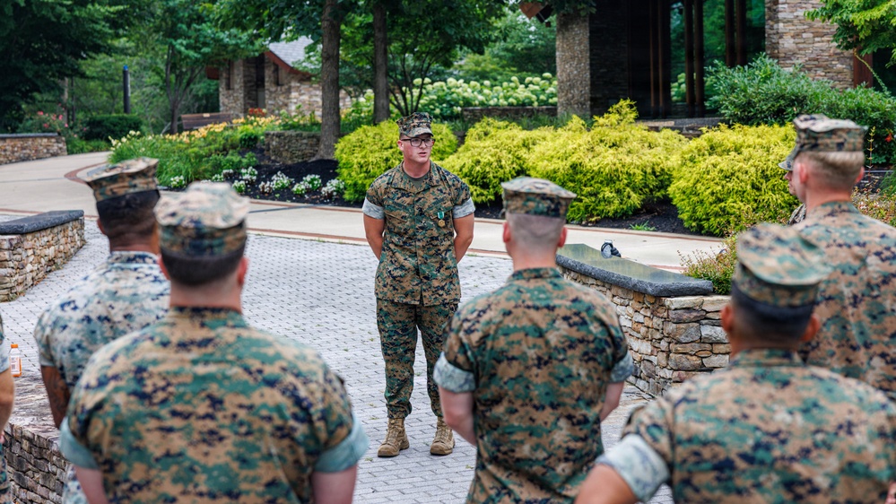 Sgt. Arbeiter End of Tour Award Ceremony