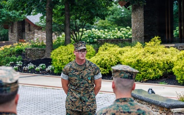 Sgt. Arbeiter End of Tour Award Ceremony