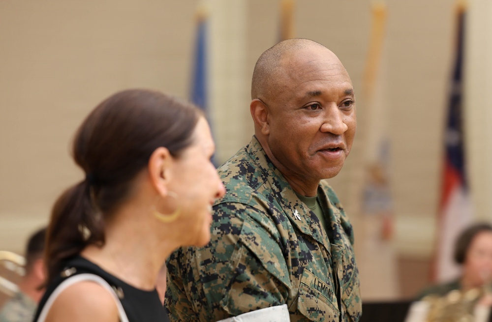 2nd MEB bids farewell to outgoing commanding officer Col. Roe S. Lemons Jr., welcomes new commanding general Brig. Gen. Robert S. Weiler