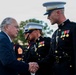 MCICOM Executive Director hosts His Excellency Jose Manuel Romualdez at Marine Barracks Washington's Sunset Parade