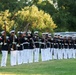MCICOM Executive Director hosts His Excellency Jose Manuel Romualdez at Marine Barracks Washington's Sunset Parade
