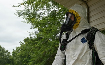 EOD Conducts a Weapon of Mass Destruction Training at LRAFB