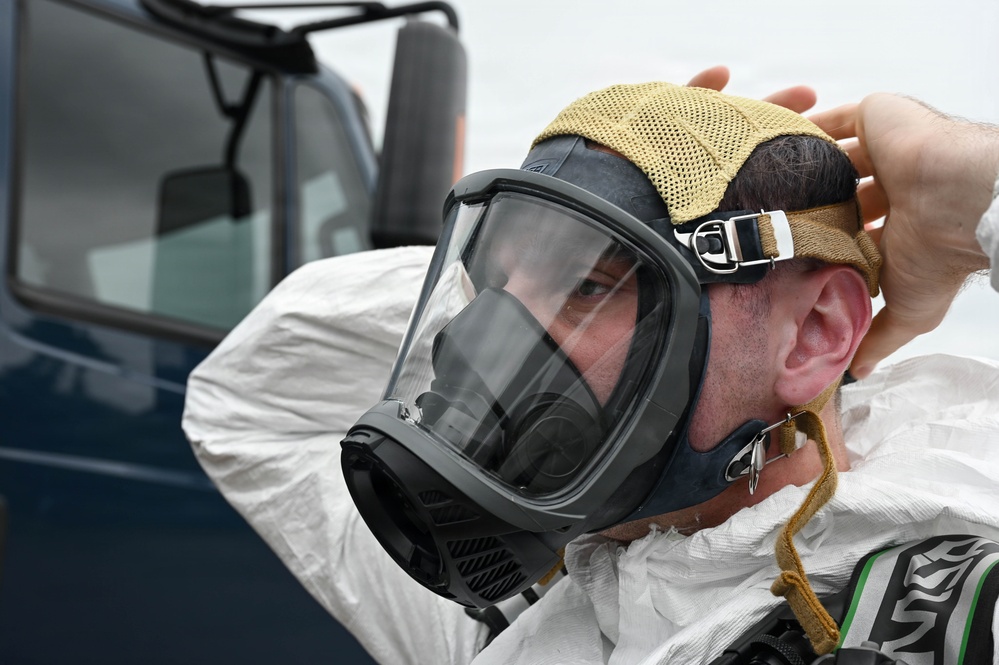 EOD Conducts a Weapon of Mass Destruction Training at LRAFB