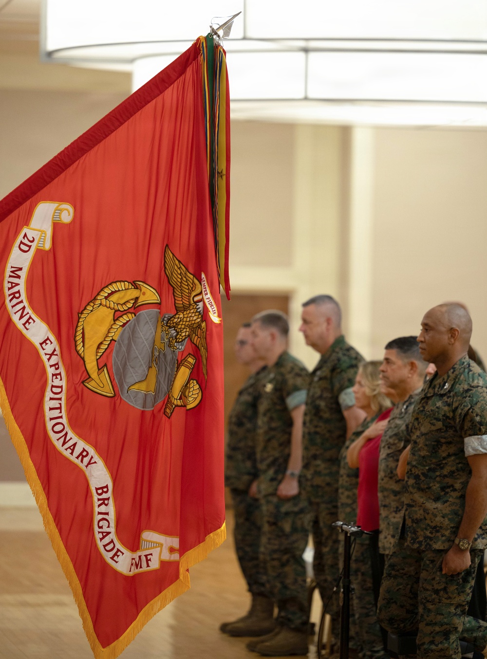 2nd MEB bids farewell to outgoing commanding officer Col. Roe S. Lemons Jr., welcomes new commanding general Brig. Gen. Robert S. Weiler