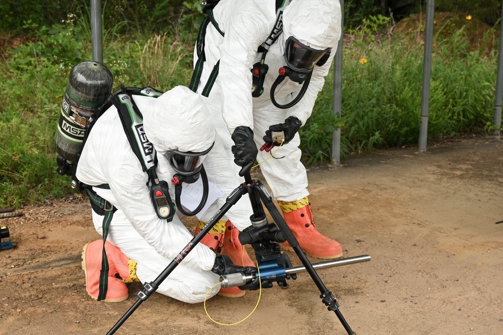EOD Conducts a Weapon of Mass Destruction Training at LRAFB