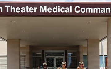 Incoming V Corps Command Sgt. Maj. visits the 68th Theater Medical Command