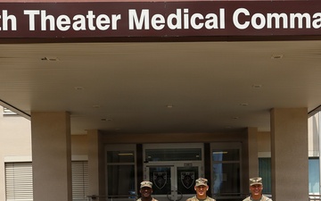Incoming V Corps Command Sgt. Maj. visits the 68th Theater Medical Command