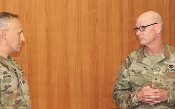 Incoming V Corps Command Sgt. Maj. visits the 68th Theater Medical Command