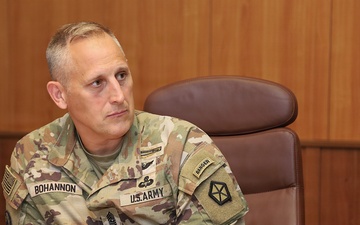 Incoming V Corps Command Sgt. Maj. visits the 68th Theater Medical Command