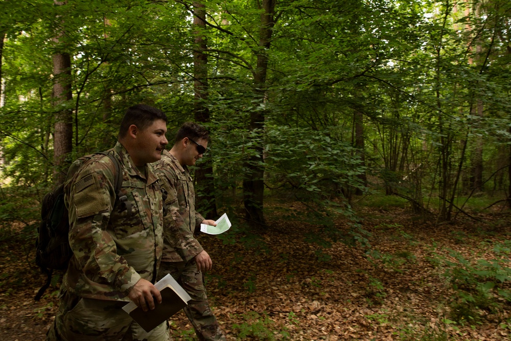 U.S., Romanian and Croatian forces conduct land navigation training in Poland