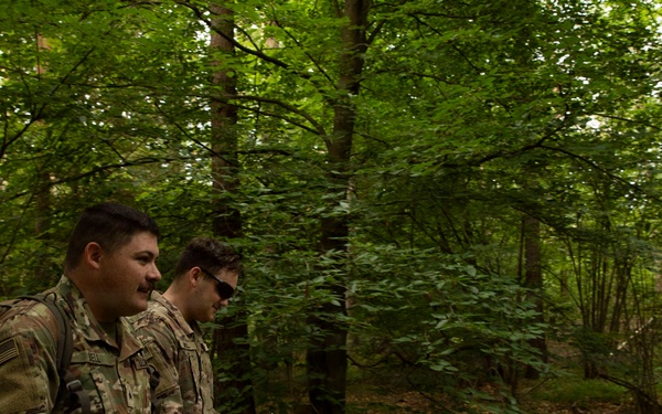 U.S., Romanian and Croatian forces conduct land navigation training in Poland