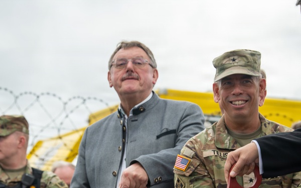 Brig. Gen. Tillis cuts ribbon at Volksfest