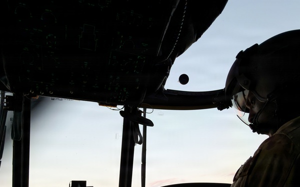 SCARNG Chinook supports special operations freefall training