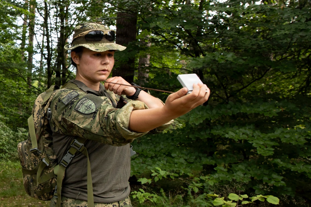 U.S., Romanian and Croatian forces conduct land navigation training in Poland