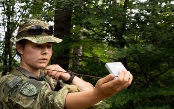 U.S., Romanian and Croatian forces conduct land navigation training in Poland