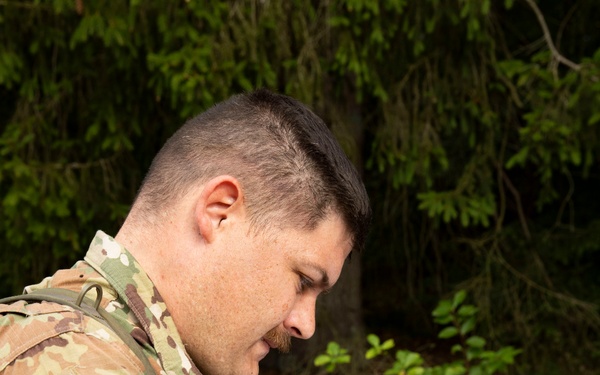 U.S., Romanian and Croatian forces conduct land navigation training in Poland