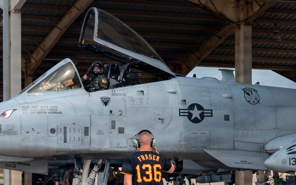 A-10 Thunderbolt II Conducts Divestment Flight