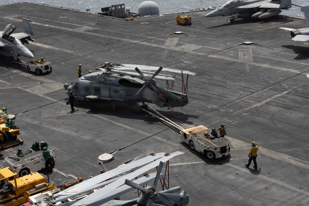 USS George H.W. Bush Flight Operations