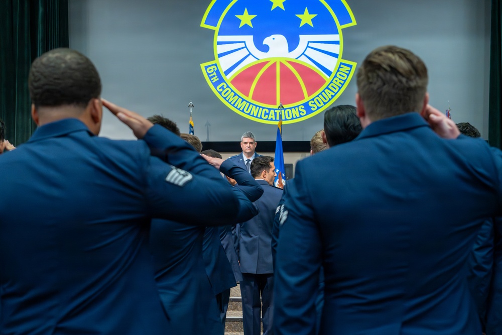 2026 6th Communications Squadron Change of Command