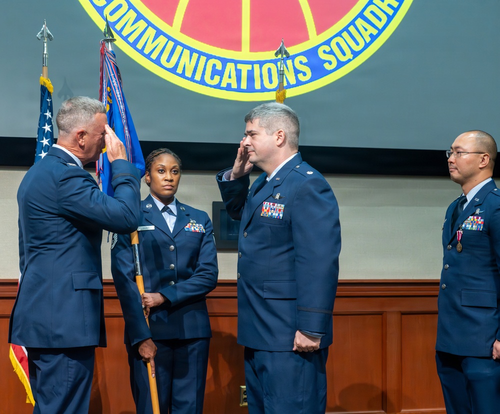 2026 6th Communications Squadron Change of Command