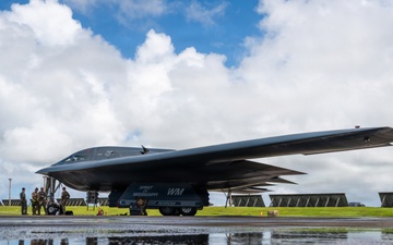 B-2 Spirit soars into the Pacific for Exercise Valiant Shield 2026