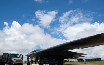 B-2 Spirit soars into the Pacific for Exercise Valiant Shield 2026