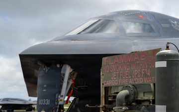 B-2 Spirit soars into the Pacific for Exercise Valiant Shield 2026