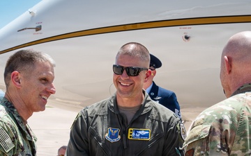 USSTRATCOM commander tours Dyess AFB, highlights global strike readiness