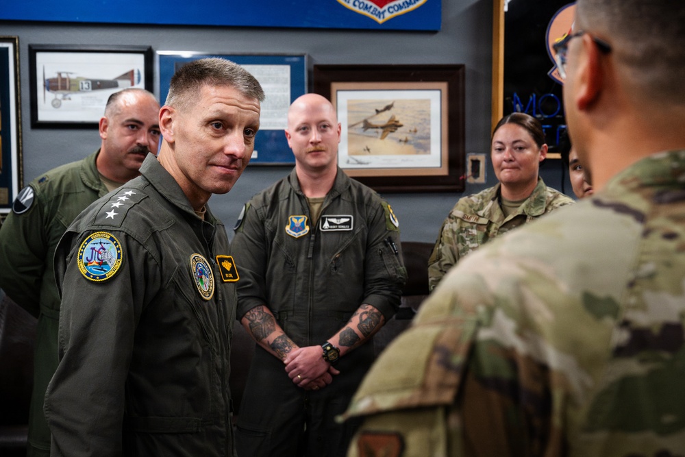 USSTRATCOM commander tours Dyess AFB, highlights global strike readiness