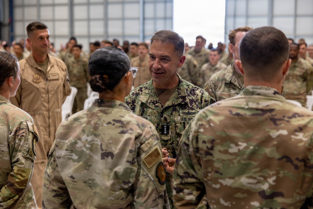 CENTCOM Commander Meets with U.S. Troops in Israel
