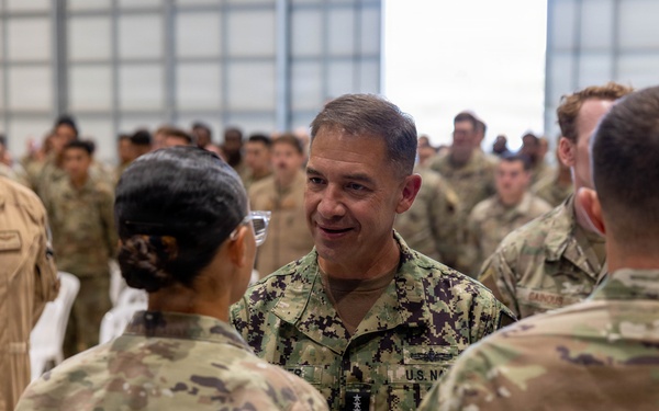 CENTCOM Commander Meets with U.S. Troops in Israel